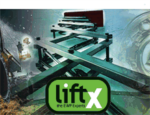 Tablet Screenshot of liftx.co.nz